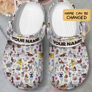Dney’S Pet Dogs Custom Name Crocband Crocs Clog Shoes