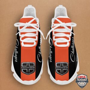 Dodge Challenger Orange Color Max Soul Sneaker- Hothot 100122