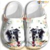 Dog Flower Croc Shoes For Women