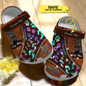Dog Mom Schnauzer Custom Name Crocband Crocs Clog Shoes