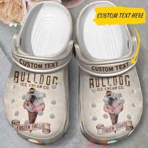 Dogs Ice Cream Custom Name Crocband Crocs Clog Shoes