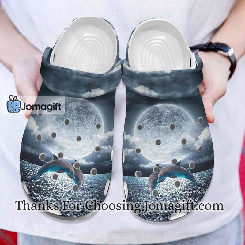 Dolphin-Couple-Jumping-Under-Moon-Happy-Crocs-Gift-1