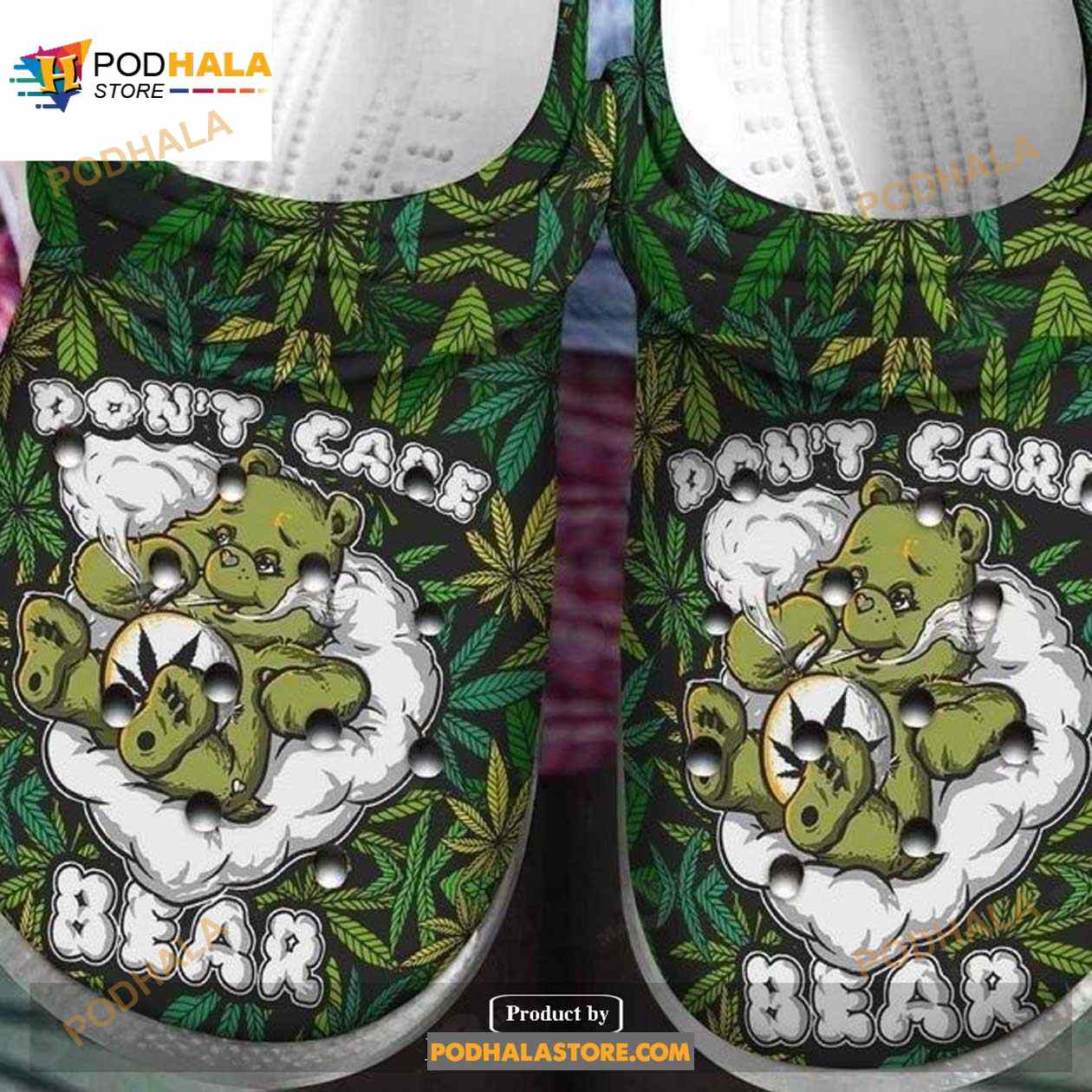 Don’t Care Bear Weed Cannabis Crocs Clog Shoes Don’t Care Bear Weed Cannabis Crocs Clog Shoes