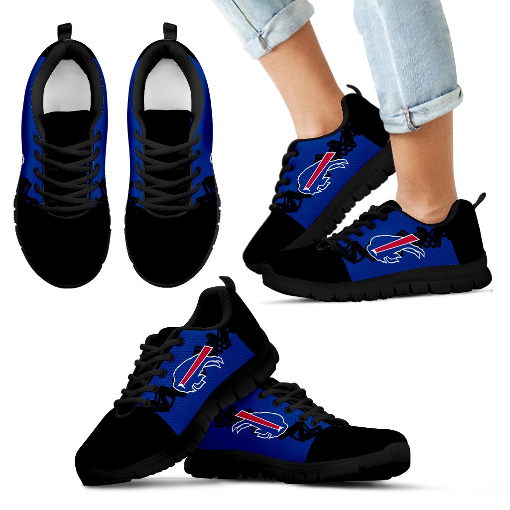 Doodle Line Amazing Buffalo Bills Sneakers V2 Doodle Line Amazing Buffalo Bills Sneakers V2