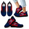 Doodle Line Amazing Columbus Blue Jackets Sneakers V1