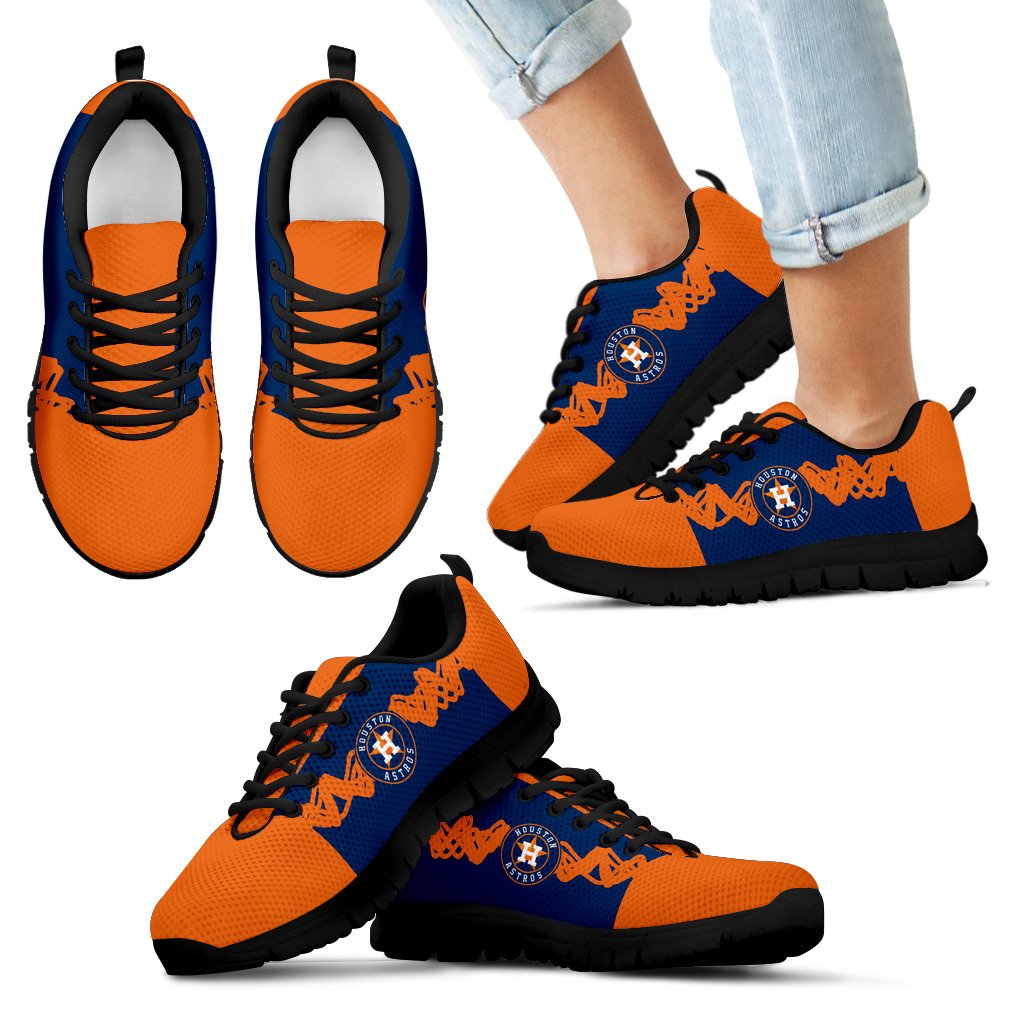 Doodle Line Amazing Houston Astros Sneakers V1 Doodle Line Amazing Houston Astros Sneakers V1
