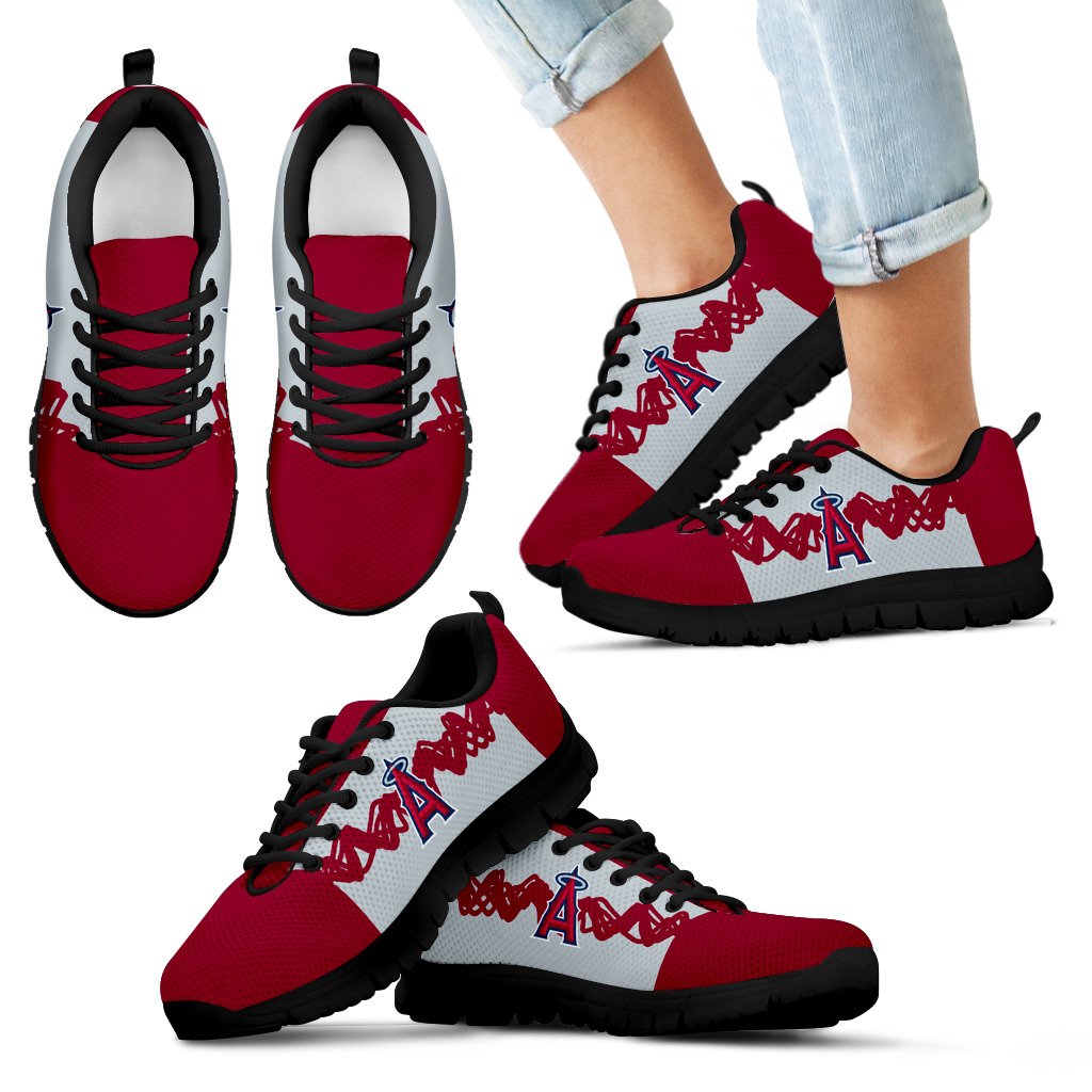 Doodle Line Amazing Los Angeles Angels Sneakers V1 Doodle Line Amazing Los Angeles Angels Sneakers V1