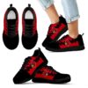 Doodle Line Amazing Louisville Cardinals Sneakers V2
