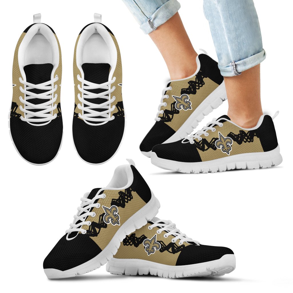 Doodle-Line-Amazing-New-Orleans-Saints-Sneakers-V1-1