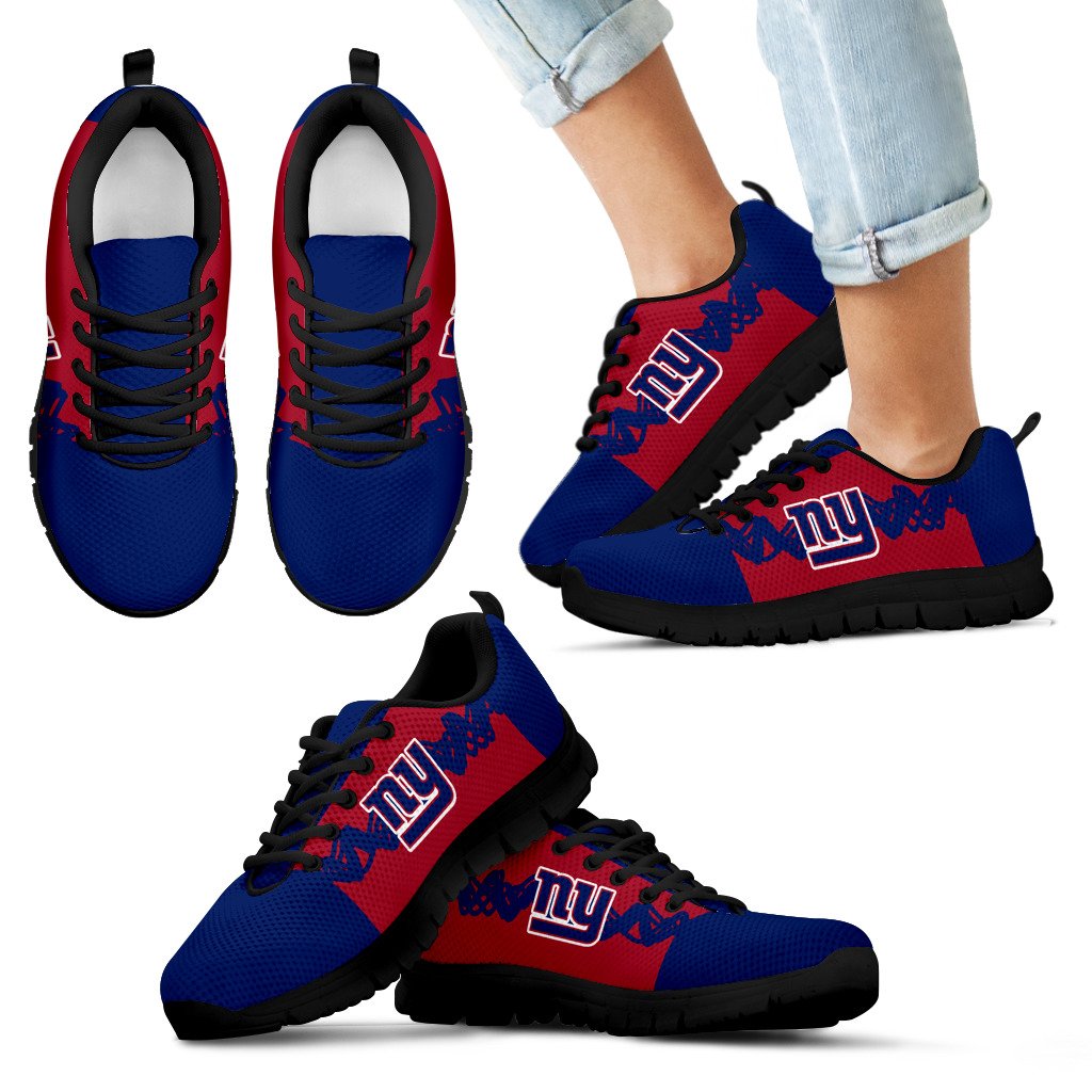 Doodle Line Amazing New York Giants Sneakers V1 Doodle Line Amazing New York Giants Sneakers V1