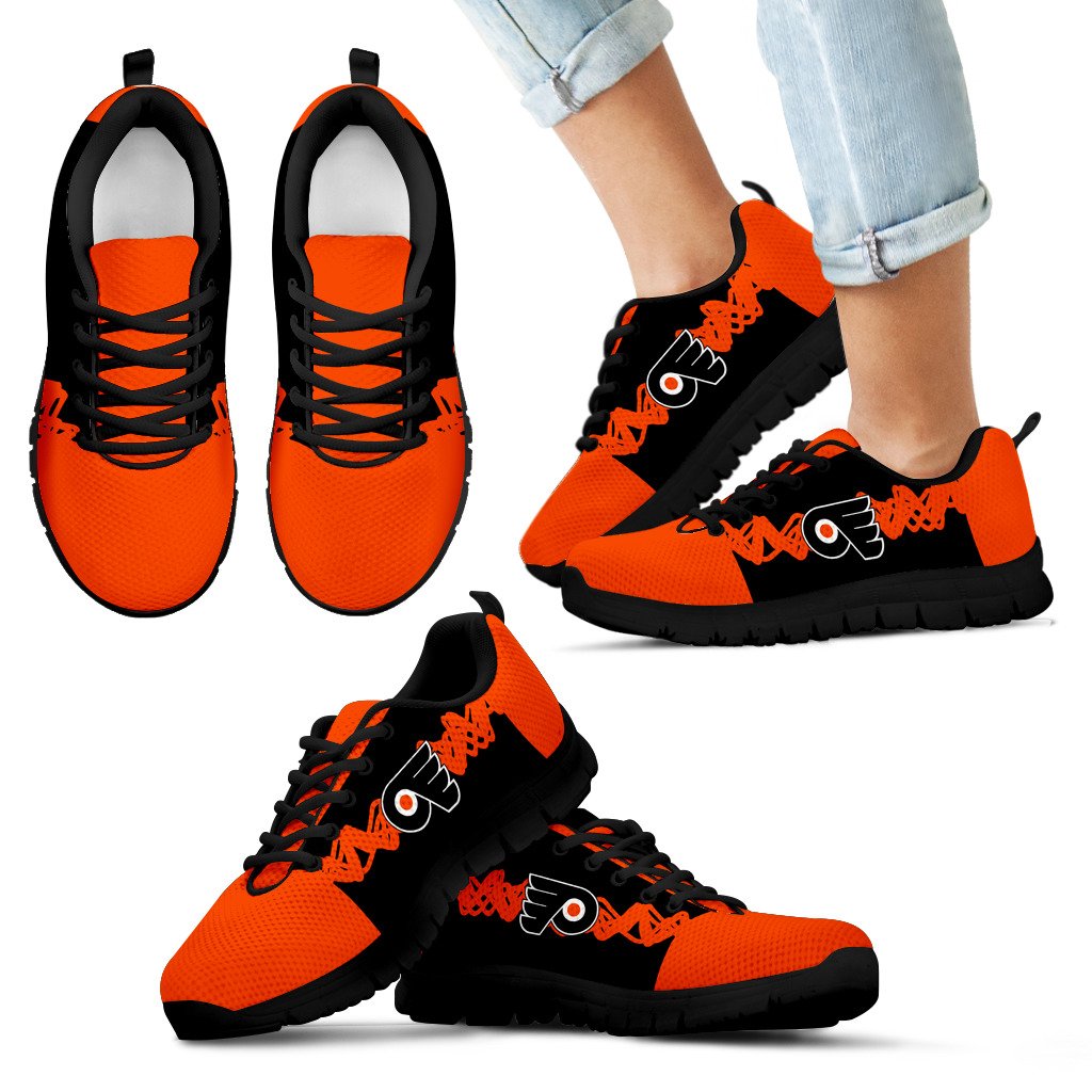 Doodle Line Amazing Philadelphia Flyers Sneakers V1 Doodle Line Amazing Philadelphia Flyers Sneakers V1