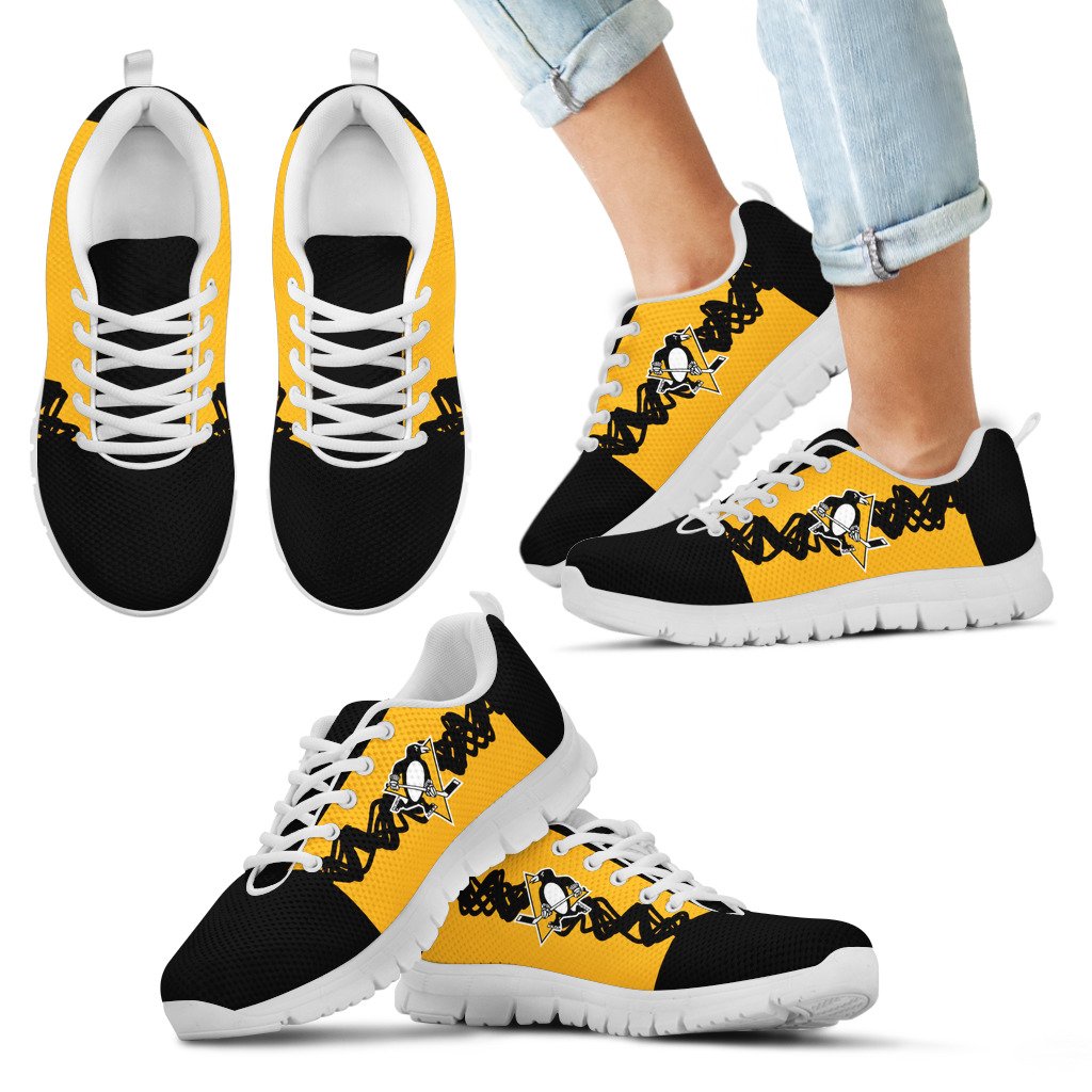 Doodle-Line-Amazing-Pittsburgh-Penguins-Sneakers-V1-1