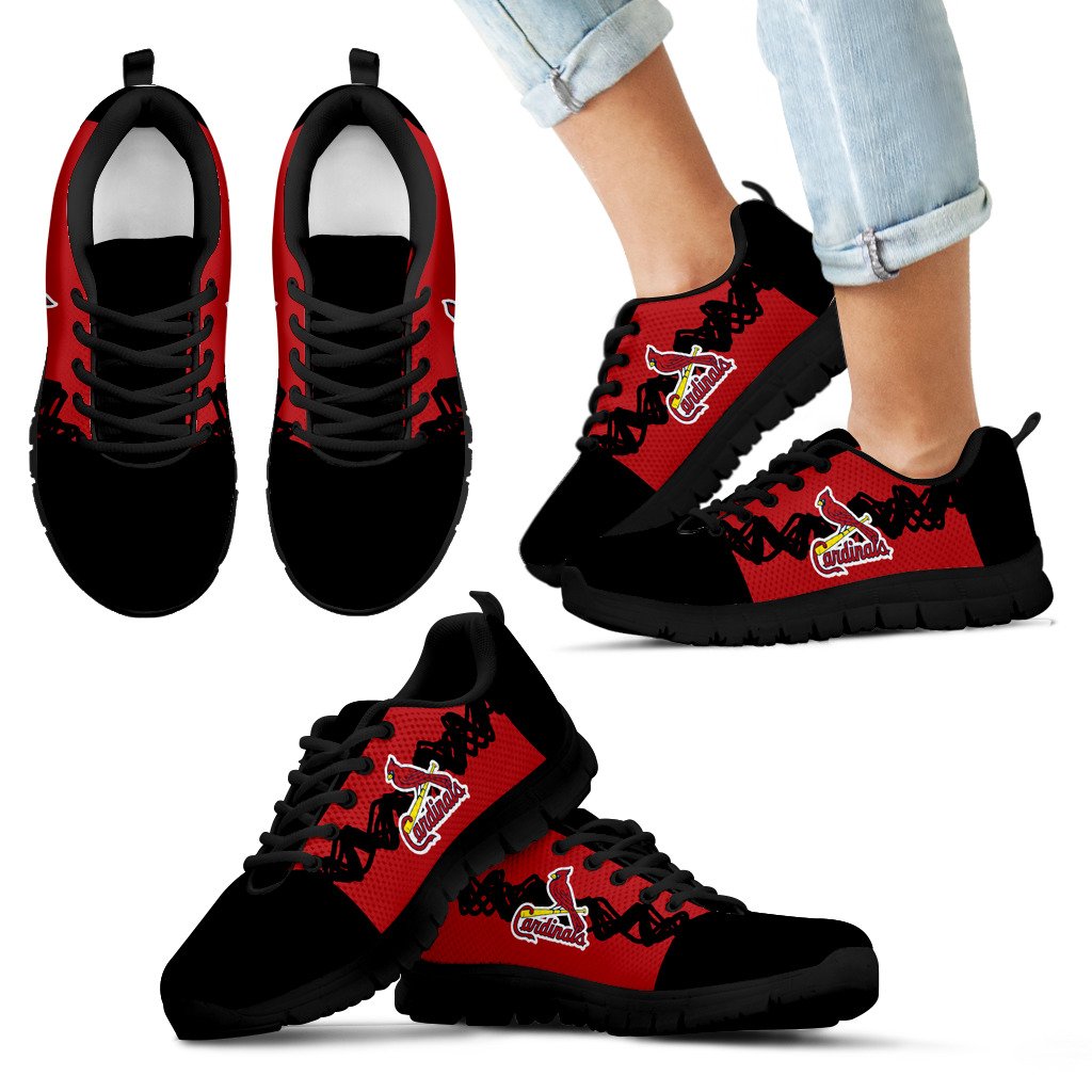 Doodle Line Amazing St. Louis Cardinals Sneakers Doodle Line Amazing St. Louis Cardinals Sneakers