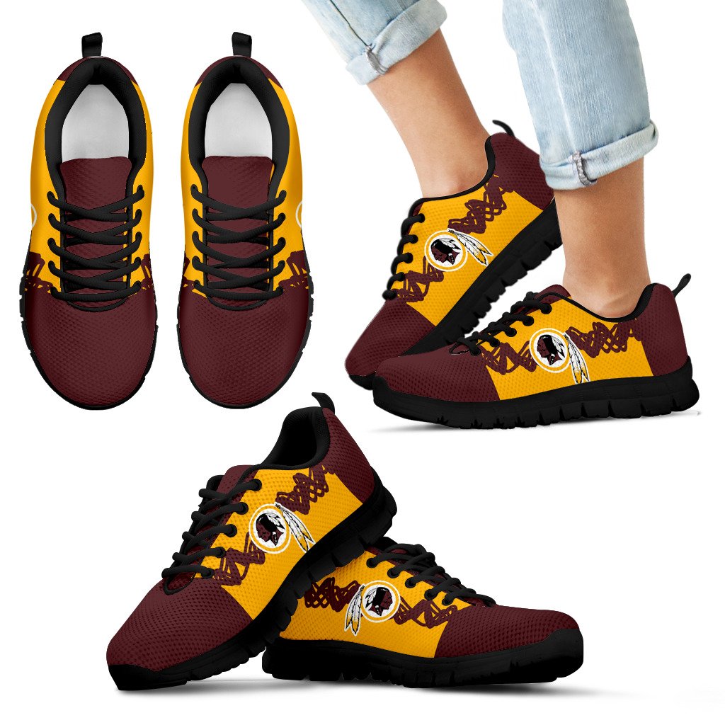 Doodle Line Amazing Washington Redskins Sneakers V1 Doodle Line Amazing Washington Redskins Sneakers V1