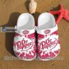 Dr Pepper Logo Red Splash Crocs Clogs Gift