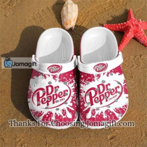 Dr Pepper Logo Red Splash Crocs Clogs Gift