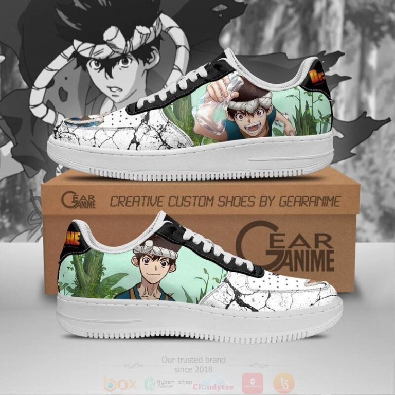 Dr-Stone-Chrome-Anime-Air-Force-Shoes-1
