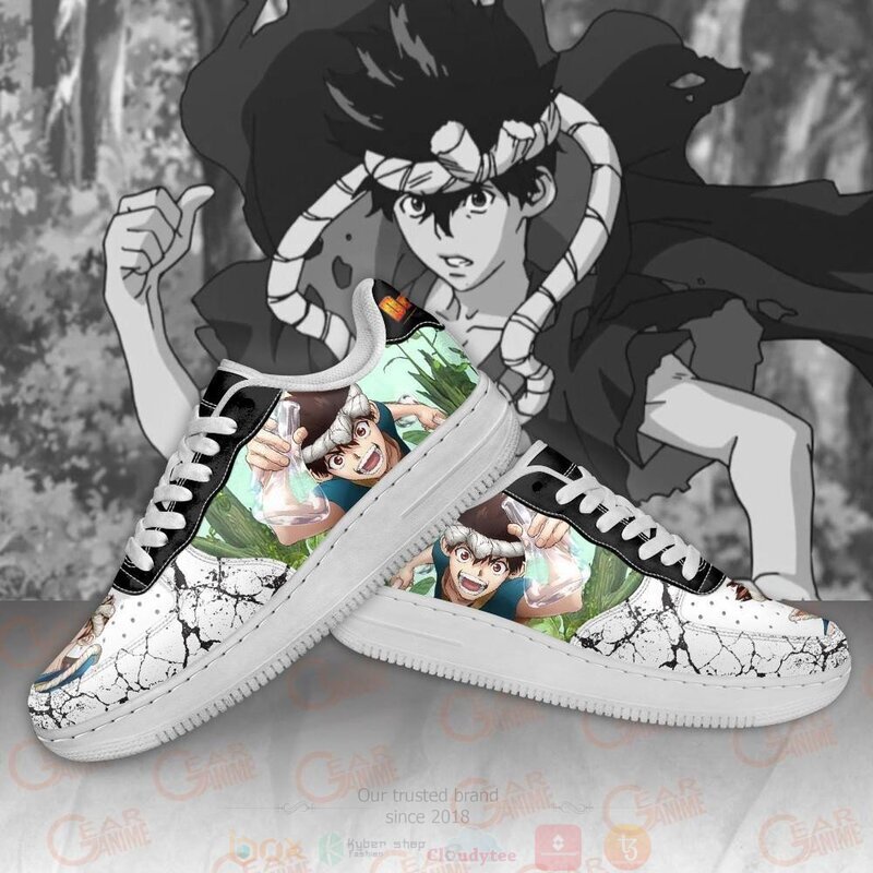 Dr Stone Chrome Anime Air Force Shoes Dr Stone Chrome Anime Air Force Shoes