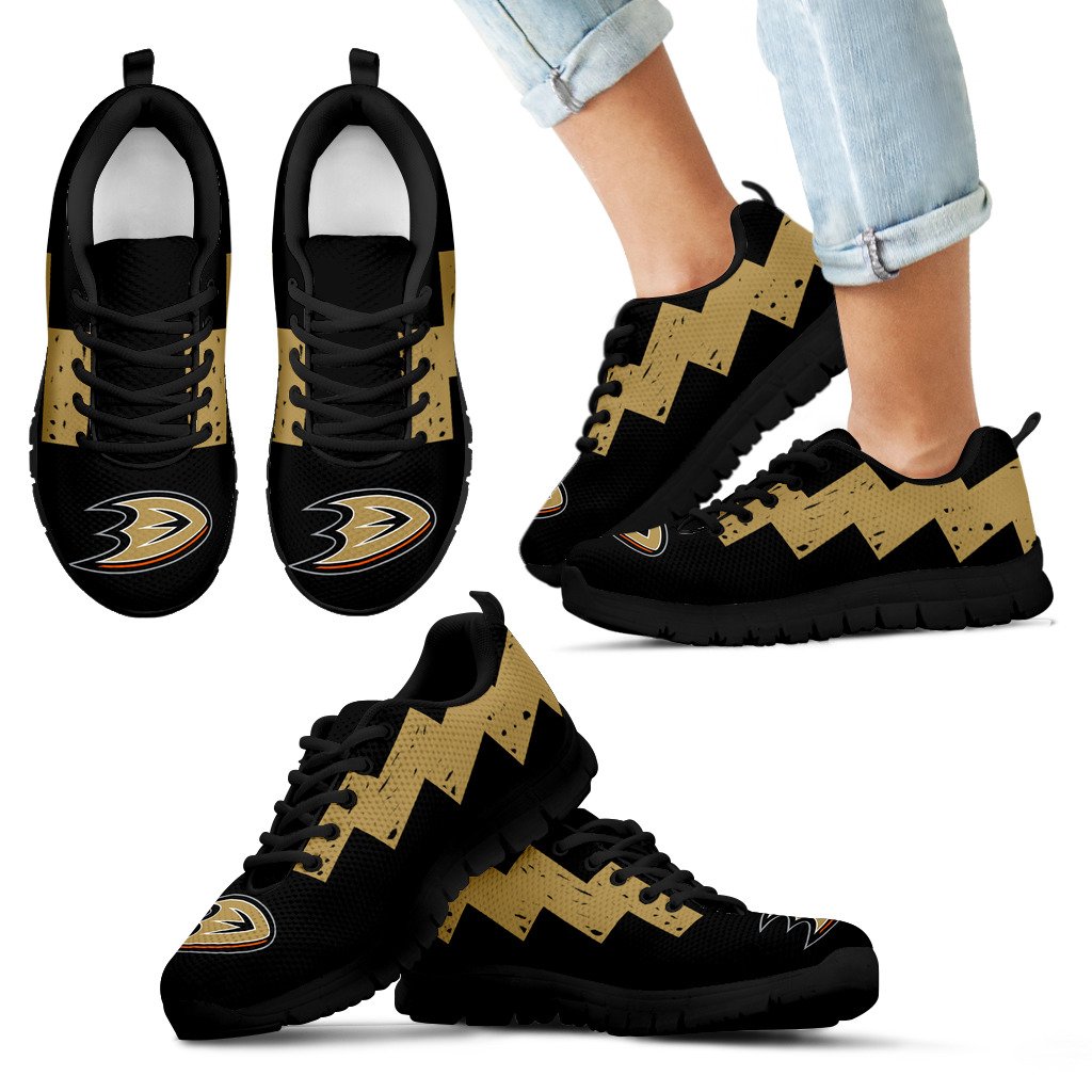 Dragon Flying Fancy Anaheim Ducks Logo Sneakers Dragon Flying Fancy Anaheim Ducks Logo Sneakers
