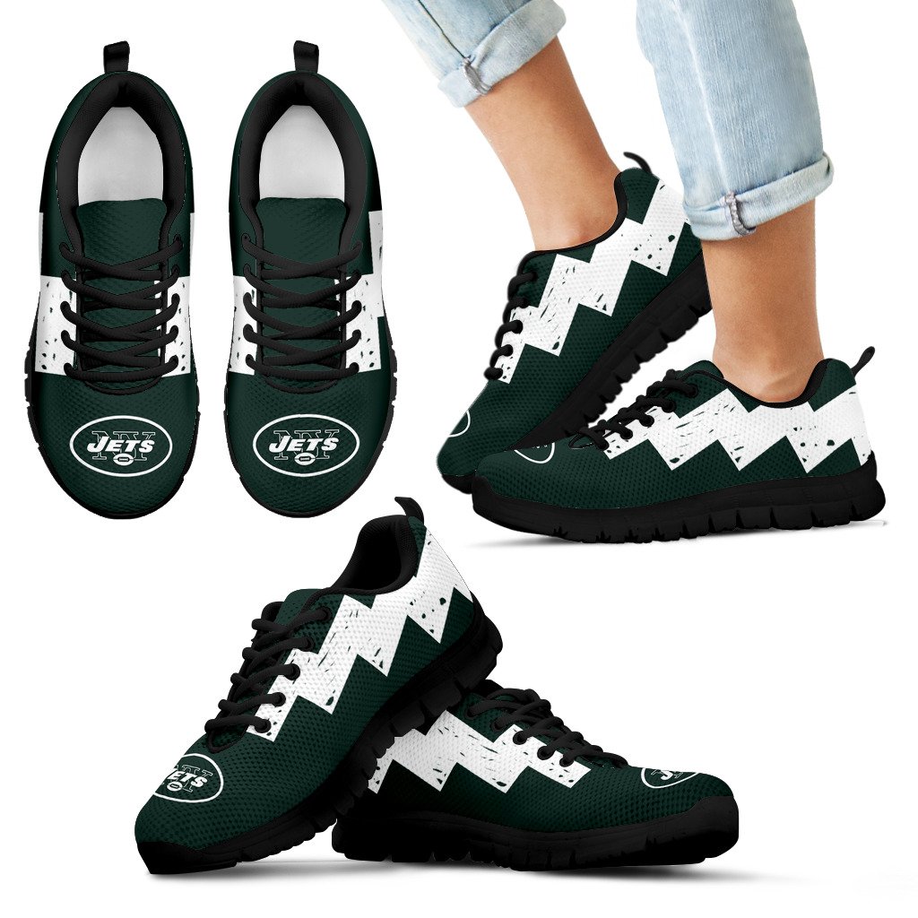 Dragon Flying Fancy New York Jets Logo Sneakers Dragon Flying Fancy New York Jets Logo Sneakers