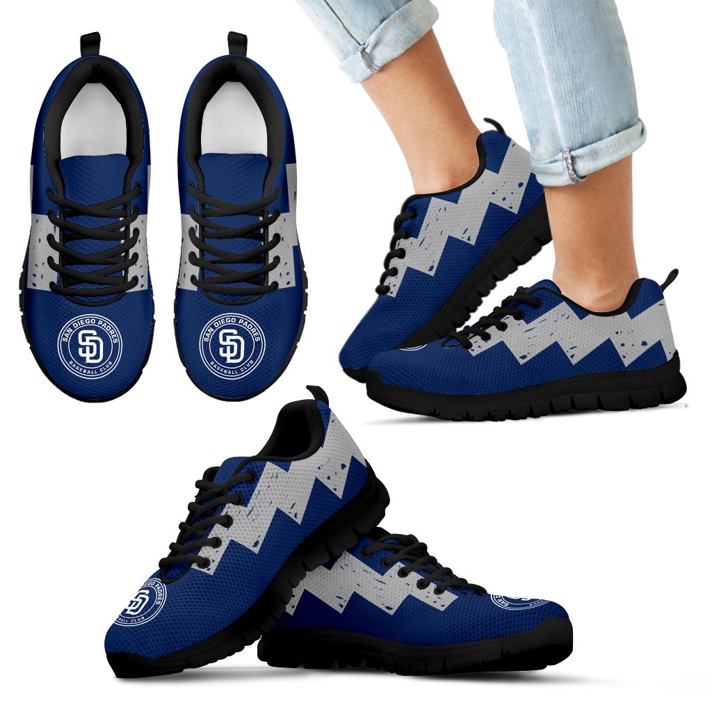 Dragon Flying Fancy San Diego Padres Logo Sneakers Dragon Flying Fancy San Diego Padres Logo Sneakers
