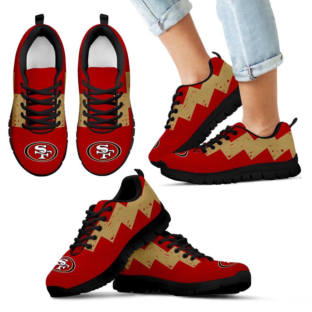 Dragon Flying Fancy San Francisco 49ers Logo Sneakers Dragon Flying Fancy San Francisco 49ers Logo Sneakers