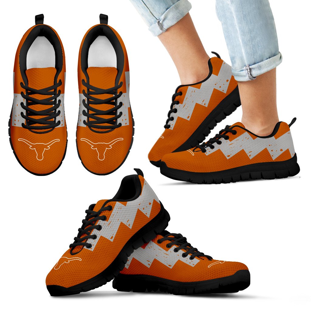 Dragon Flying Fancy Texas Longhorns Logo Sneakers Dragon Flying Fancy Texas Longhorns Logo Sneakers