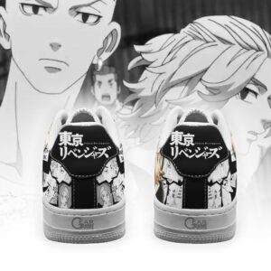 Draken And Mikey Anime Tokyo Revengers Air Force Shoes