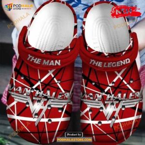 Eddie Van Halen For Man Women Crocs Crocband Clog Comfy Footwear