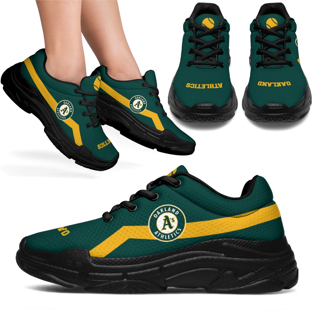 Edition-Chunky-Sneakers-With-Line-Oakland-Athletics-Shoes-1