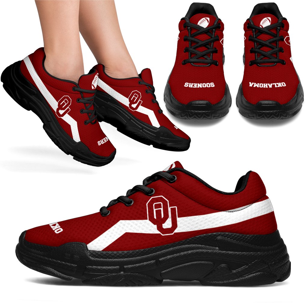 Edition-Chunky-Sneakers-With-Line-Oklahoma-Sooners-Shoes-1