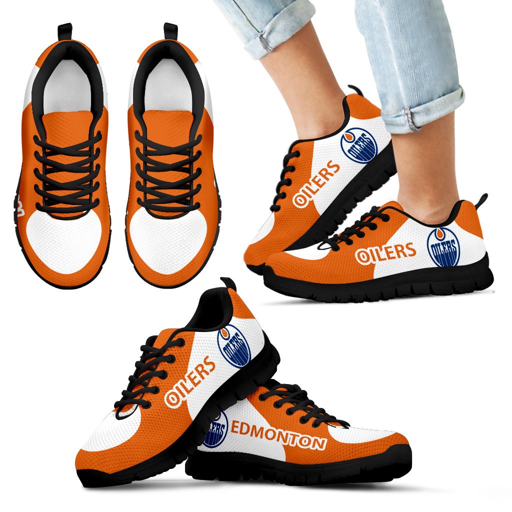 Edmonton Oilers Top Logo Sneakers Edmonton Oilers Top Logo Sneakers