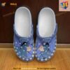 Eeyore Donkey Blue Flowers Patterns Graphic Cartoon Unisex Crocs Clog Shoes