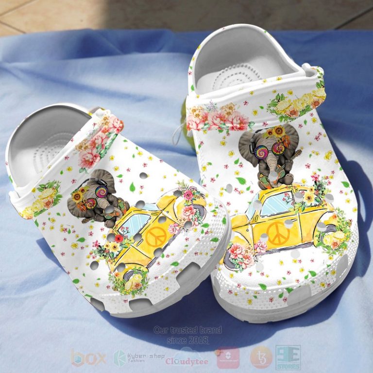 Elephant-Hippie-Crocband-Crocs-Clog-Shoes-1