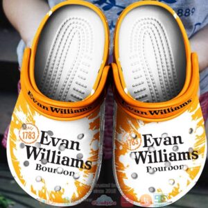 Evan Williams Bourbon  Drinking Crocband Clog Shoes