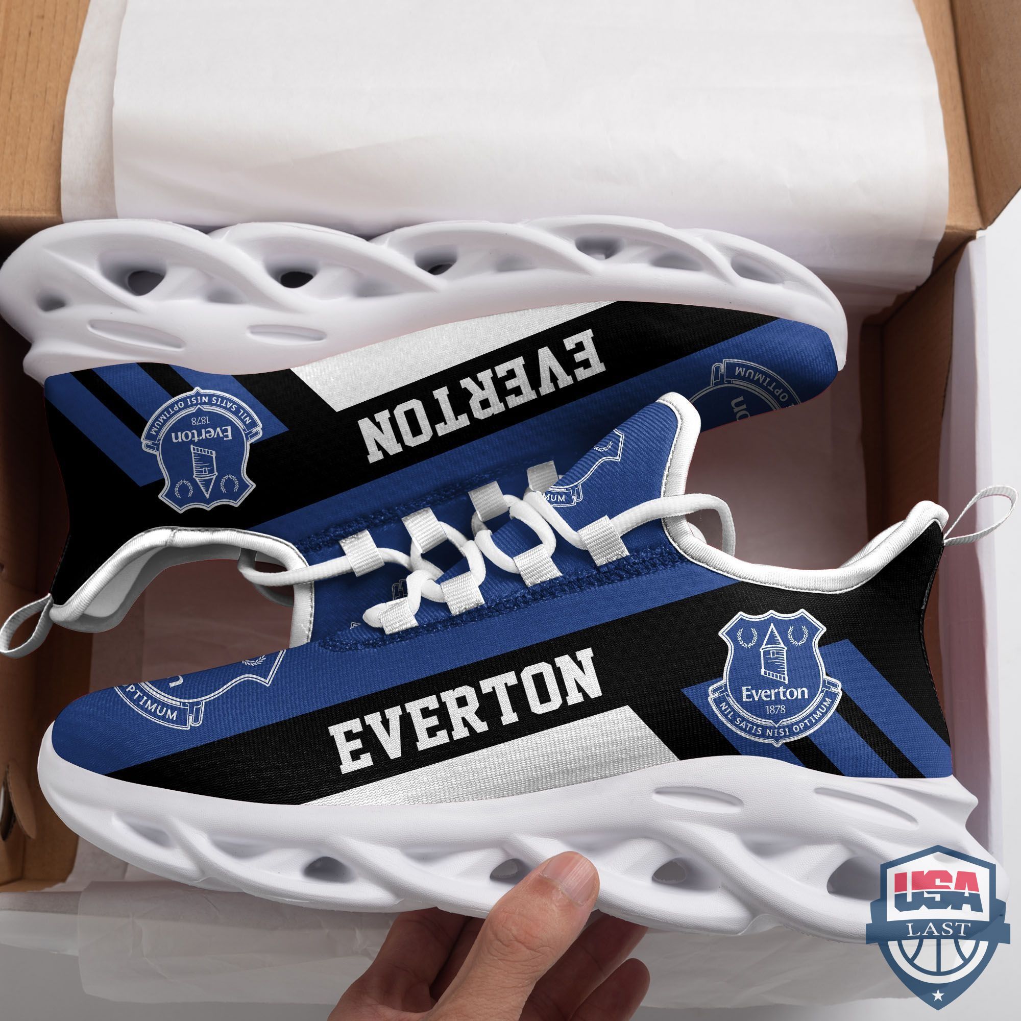 Everton Fc Max Soul Sneakers Running Sports Shoes Everton Fc Max Soul Sneakers Running Sports Shoes