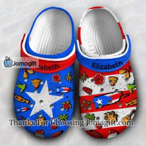 [Exquisite] Personalized Puerto Rico Crocs Gift