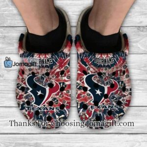 [Fantastic] Custom Name Houston Texans Crocs Gift