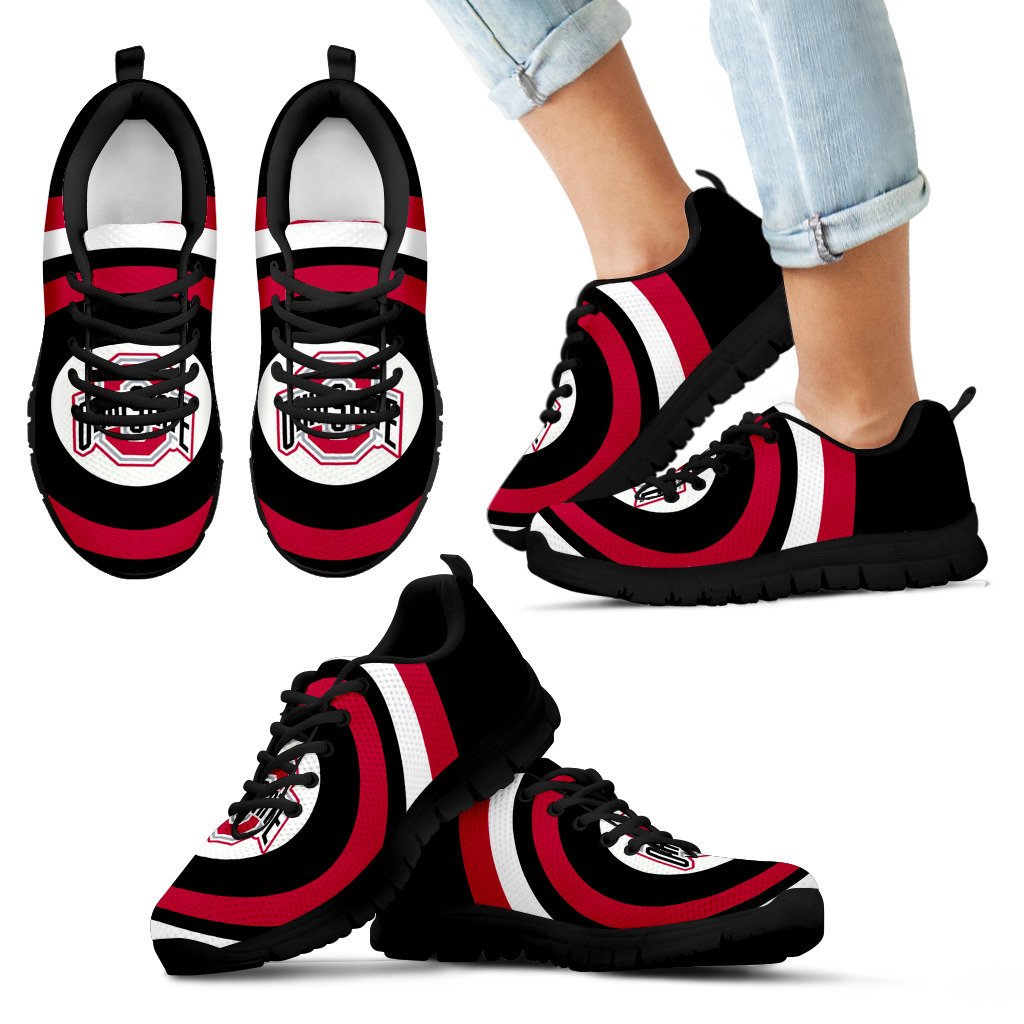 Favorable Significant Shield Ohio State Buckeyes Sneakers Favorable Significant Shield Ohio State Buckeyes Sneakers