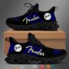 Fender Black And Blue Adidas Clunky Sneaker Shoes