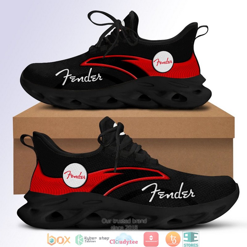 Fender Black Clunky Sneaker Shoes Fender Black Clunky Sneaker Shoes