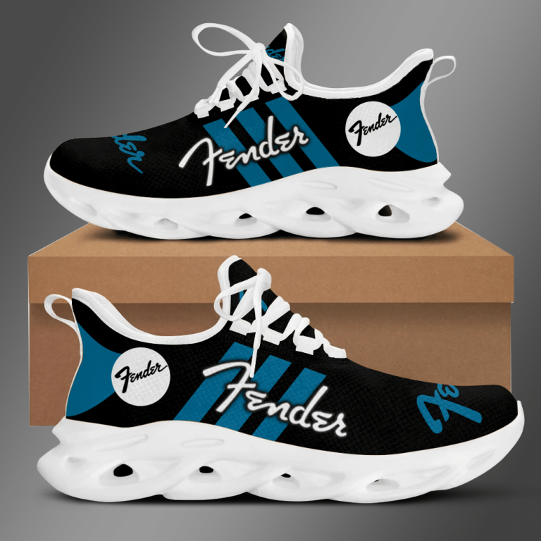 Fender-Black-Light-Blue-Clunky-Max-Soul-Shoes-1