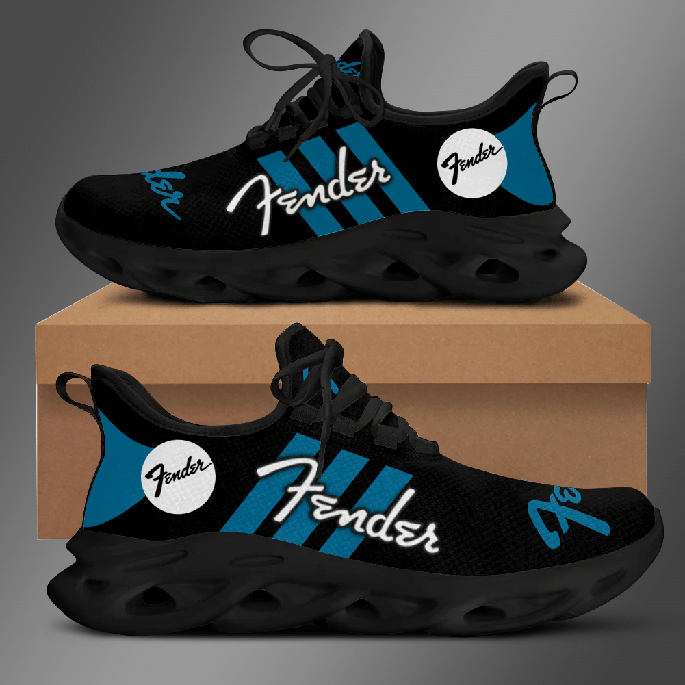 Fender Black Light Blue Clunky Max Soul Shoes Fender Black Light Blue Clunky Max Soul Shoes