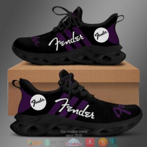 Fender Black Purple Adidas Clunky Sneaker Shoes