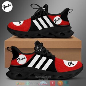 Fender Black Red Adidas Clunky Sneaker Shoes