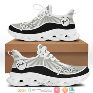 Fender Grey 3D Illusion Clunky Sneaker Shoes