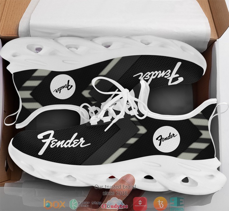 Fender-Grey-Line-Black-Clunky-Sneaker-Shoes-1