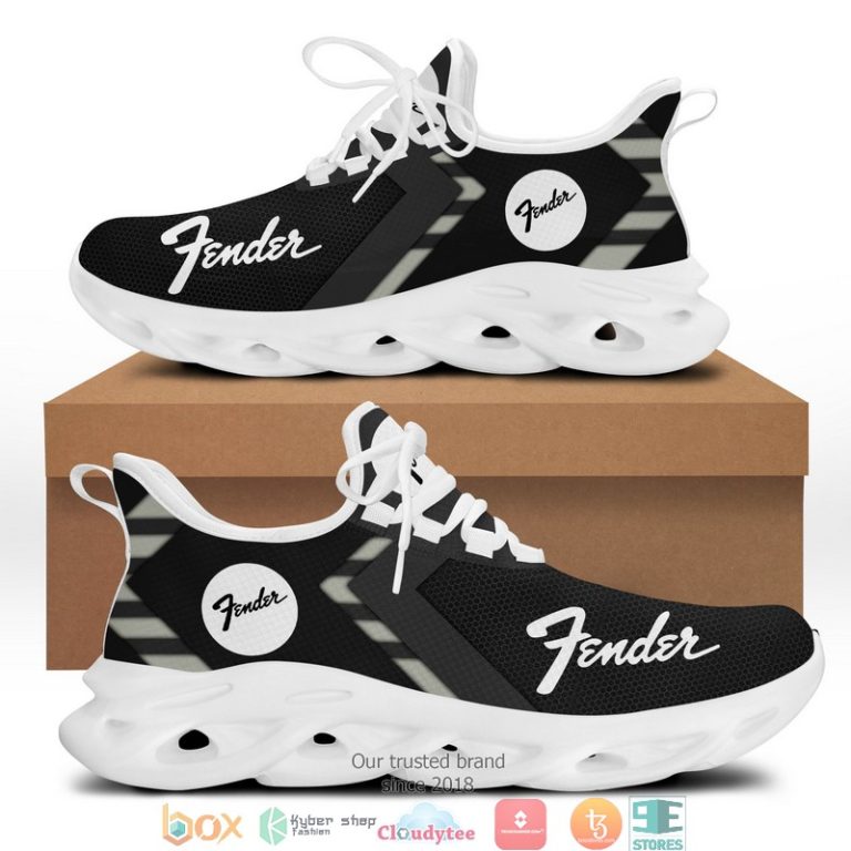 Fender-Grey-Line-Black-Clunky-Sneaker-Shoes-3