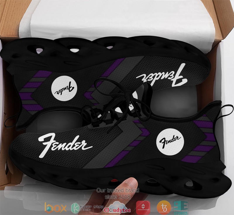Fender Grey Purple Clunky Sneaker Shoes Fender Grey Purple Clunky Sneaker Shoes