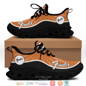 Fender Orange 3D Illusion Clunky Sneaker Shoes
